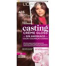 Tinte Coloracion Permanente Castaño Helado 415 Si Casting Creme Gloss