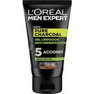 Gel Limpiador Men Pure Charcoal L'Oreal Men Expert