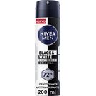 Desodorante Spray Invisible Black & White Men Nivea Men