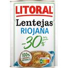 Lentejas Riojanas -30% Sal/Grasa Litoral