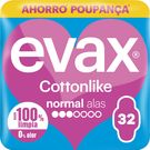 Compresa Normal Con Alas Evax Cottonlike