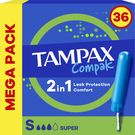 Tampón Súper Tampax Compak