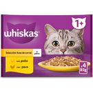 Comida Húmeda Gato Adulto Selección Aves P-4 Whiskas