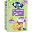 Hero Baby Papilla 8 cereales miel sin azúcares añadidos Hero Baby Caja 410 g