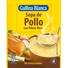 Sopa Deshidratada Pollo Fideos Finos Gallina Blanca