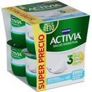Activia Bífidus Desnatado Natural Edulcorado 0%M.g Danone
