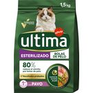 Comida Seca Gato Bolas de Pelo Esterilizado Pavo Ultima