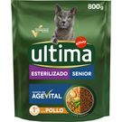 Comida Seca Gato Senior Esterilizado Pollo Ultima