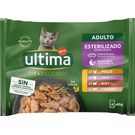 Comida Húmeda Gato Adulto Esterilizado Carne Fit&D Ultima
