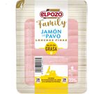 Jamon de Pavo Lonchas Finas Elpozo Family