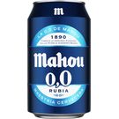 Cerveza 0,0% Alcohol Rubia Mahou