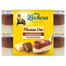 Mousse Duo Choco Leche y Choco Blanco La Lechera