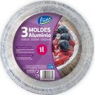 Molde Aluminio Tartera 1L. Fliss