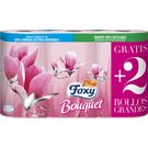 Papel Higiénico Bouquet Color Doble Rollo 3 Capas Foxy