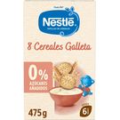Papilla 8 Cereales Galleta 0% Azucar Añadido Nestle