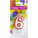 Vela Aniversario Nº 6