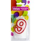 Vela Aniversario Nº 9