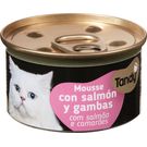Comida Húmeda Gato Adulto Mousse Con Salmón y Gamb Tandy