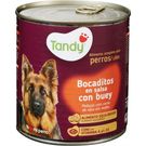 Comida Húmeda Perro Bocaditos en Salsa Con Buey Tandy