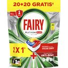 Detergente Lavavajillas Pastillas Platinum Plus 20 Fairy