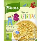 Sopa Deshidratada de Letritas Sobre Knorr