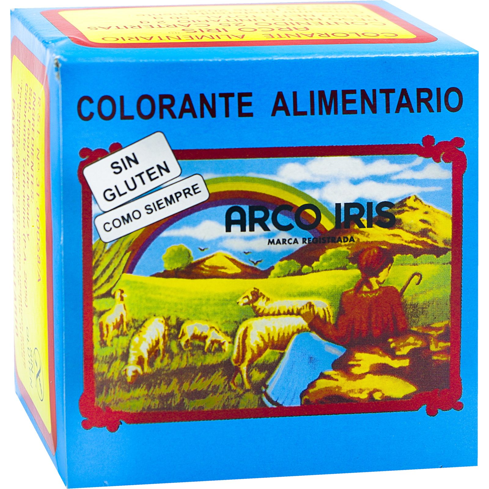 Colorante Alimentario Arco Iris - Caja De 10 Sobres - Grup Berca