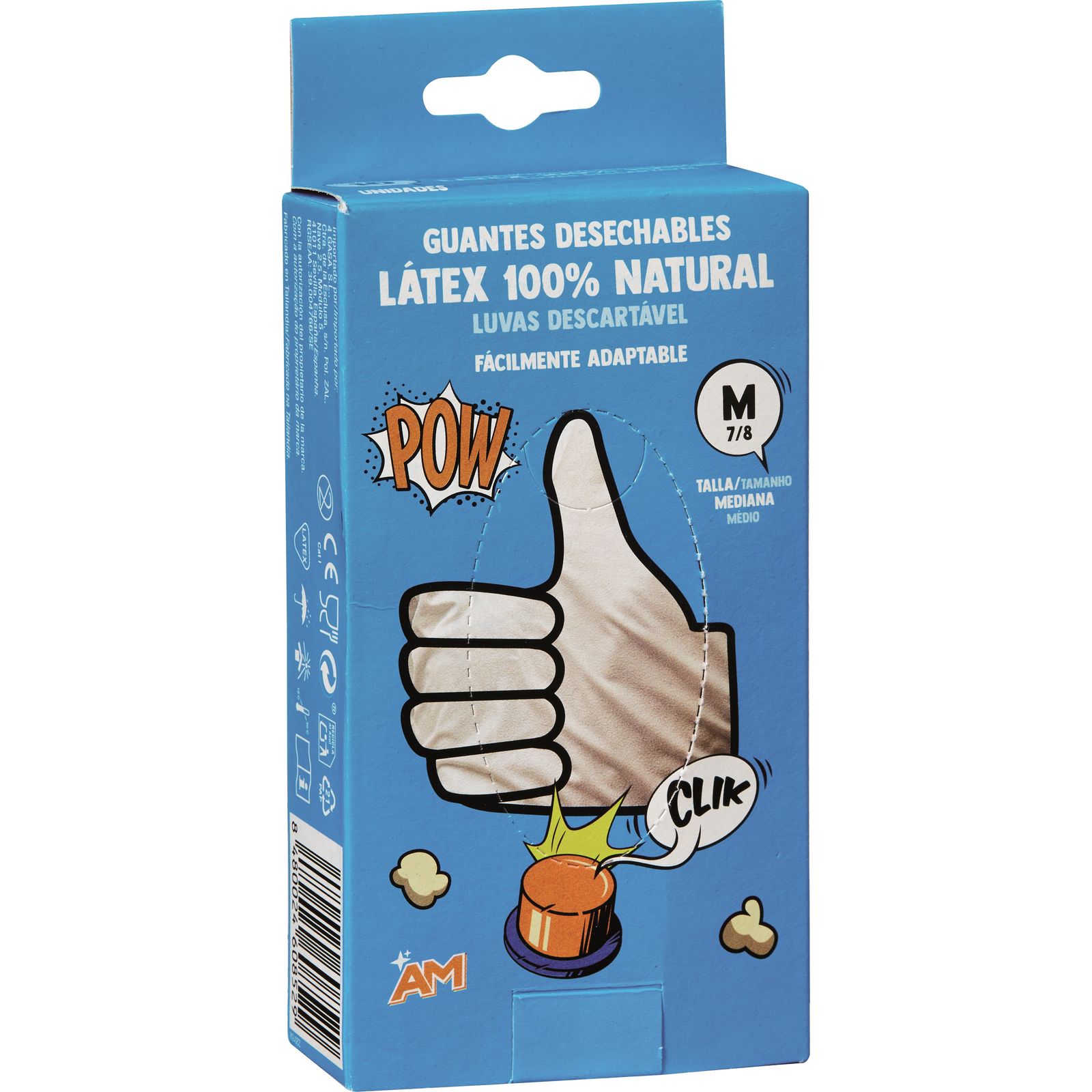 Guantes Anticorte Mastodon - Nivel 5, Dyneema, Talla M, Multicolor