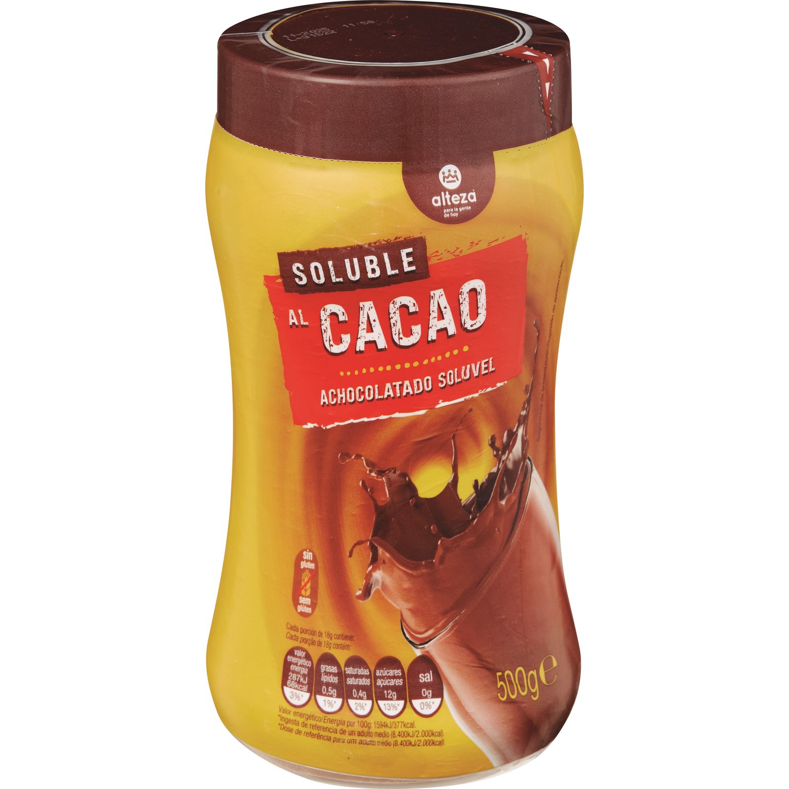 Cacao Soluble Fibra 0% Azucar  Comunidad Valenciana y Región de Murcia