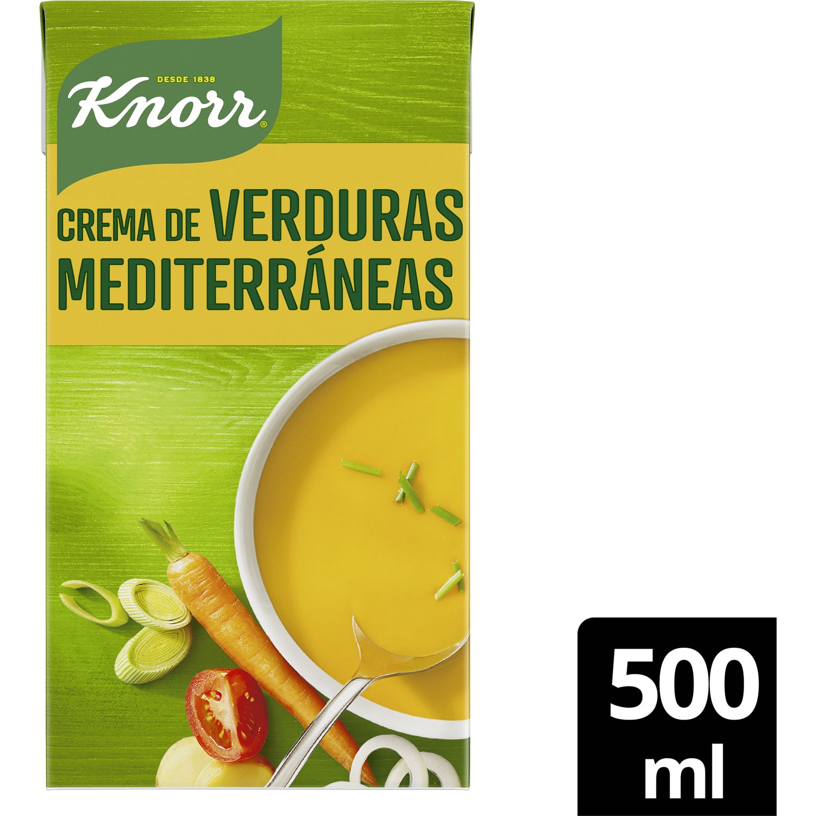 crema suave de verduras mediterráneas