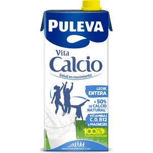 LECHE PULEVA CALCIO SEMIDESNATADA BRICK 1L